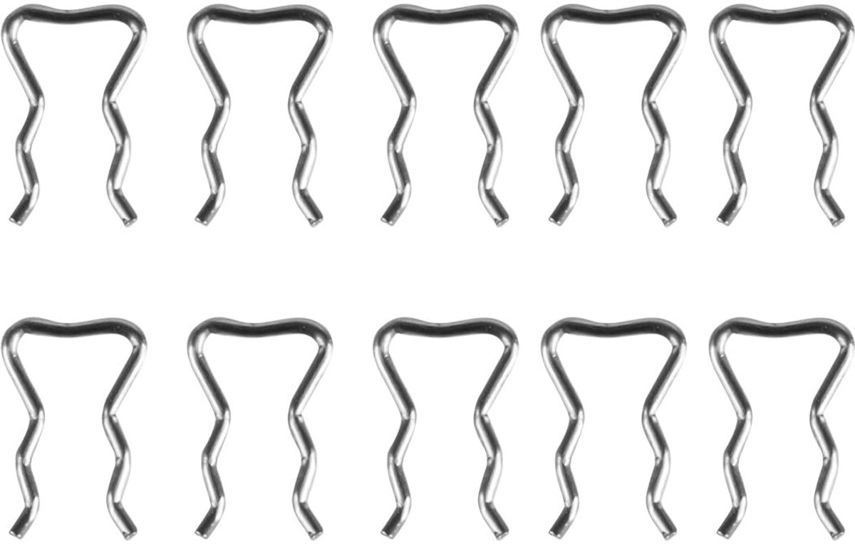 VLEMICO- Injector Clips 10-delige Set - Lekleidingklemmen - Metalen Klemmen - Duurzaam Staal - Ondersteuning Injectiesysteem - Binnendiameter 10,5 mm - Injectorklemmen