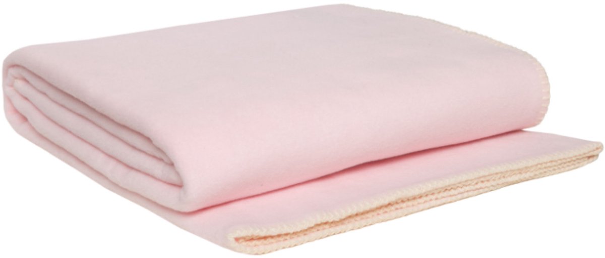 WOOOL Plaid - Fleece LUX (Pastel Pink) - 145×200cm