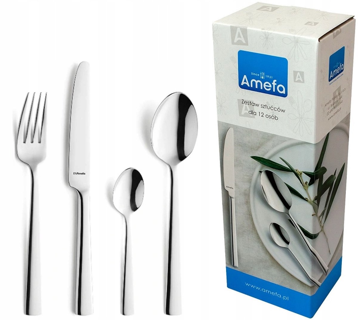 Amefa Bliss Bestekset 12 personen (48 delig) - Modern en elegant