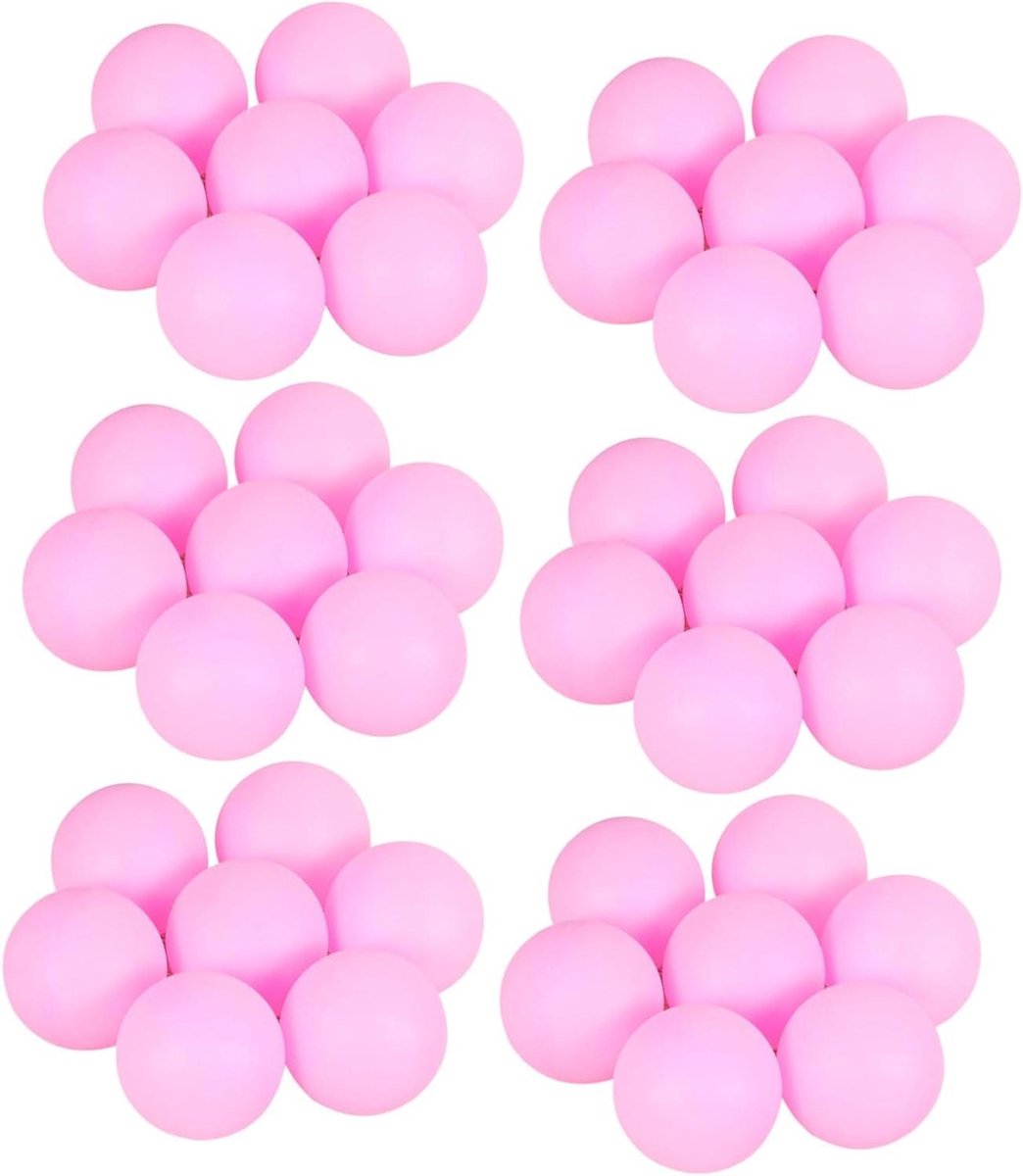 Tafeltennisballen - Pingpong Ballen - Feest Entertainment - Handige Bulkverpakking - 150 Stuks - Roze