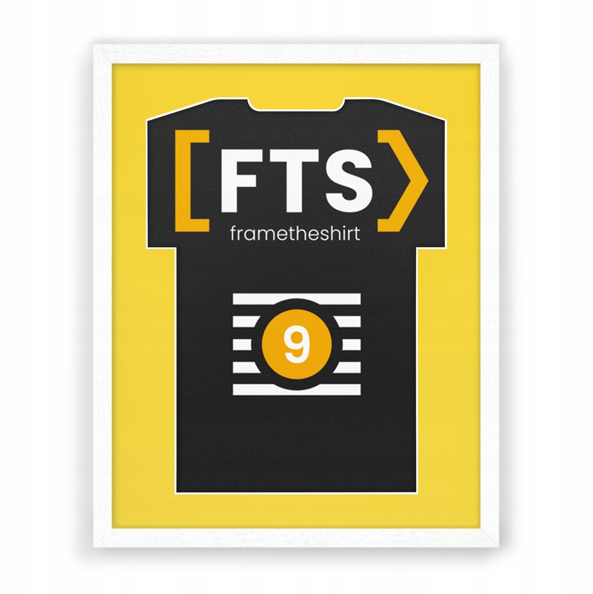 Houten fotolijst voor kindersportshirt - 43x53 cm
