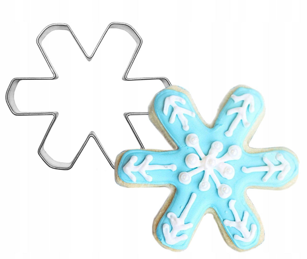 Sneeuwvlok Koekjesvorm - Kerstmis Bakvorm 4 cm