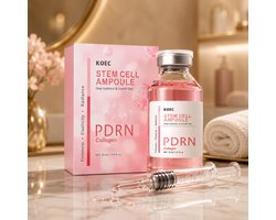 KOEC PDRN Collagen Stem Cell Ampoule, Gezichtsserum met PDRN, Niacinamide & Hyaluronzuur, Hydraterend Korean Skincare Serum, 30 ml