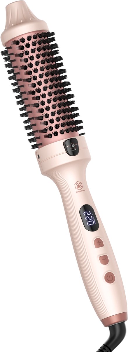 Beeperfect® Thermal Brush 38MM Fohnborstel - Keramische Warmteborstel - Plasma Ionic - Fohnborstel - Ronde Haarborstel - Bounce Brush - Incl. Hittebestendige Etui