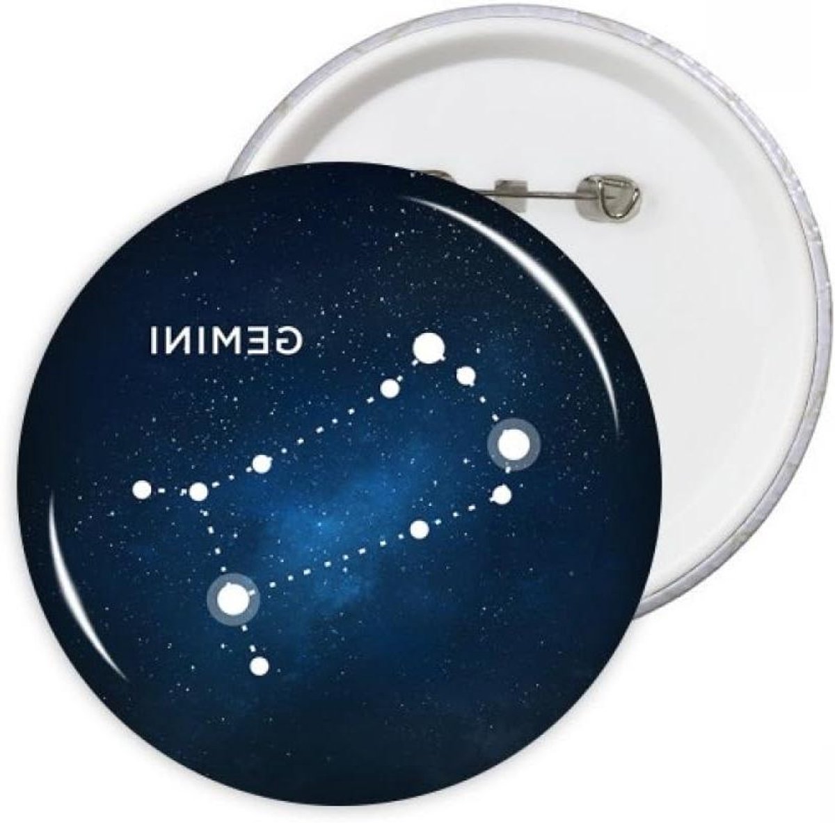 Bedrukte Pins - Kleding Decoratie - Accessoires Personaliseren - Kras en UV bestendig - XXL 7.5cm - Multicolor