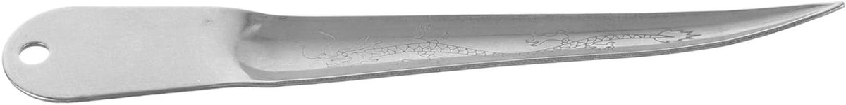 Rieten Reparatiegereedschap - Weefmes Meubelonderhoud - Manden Repareren - Roestvrij Staal - 18.2 x 2.8 cm - Zilver