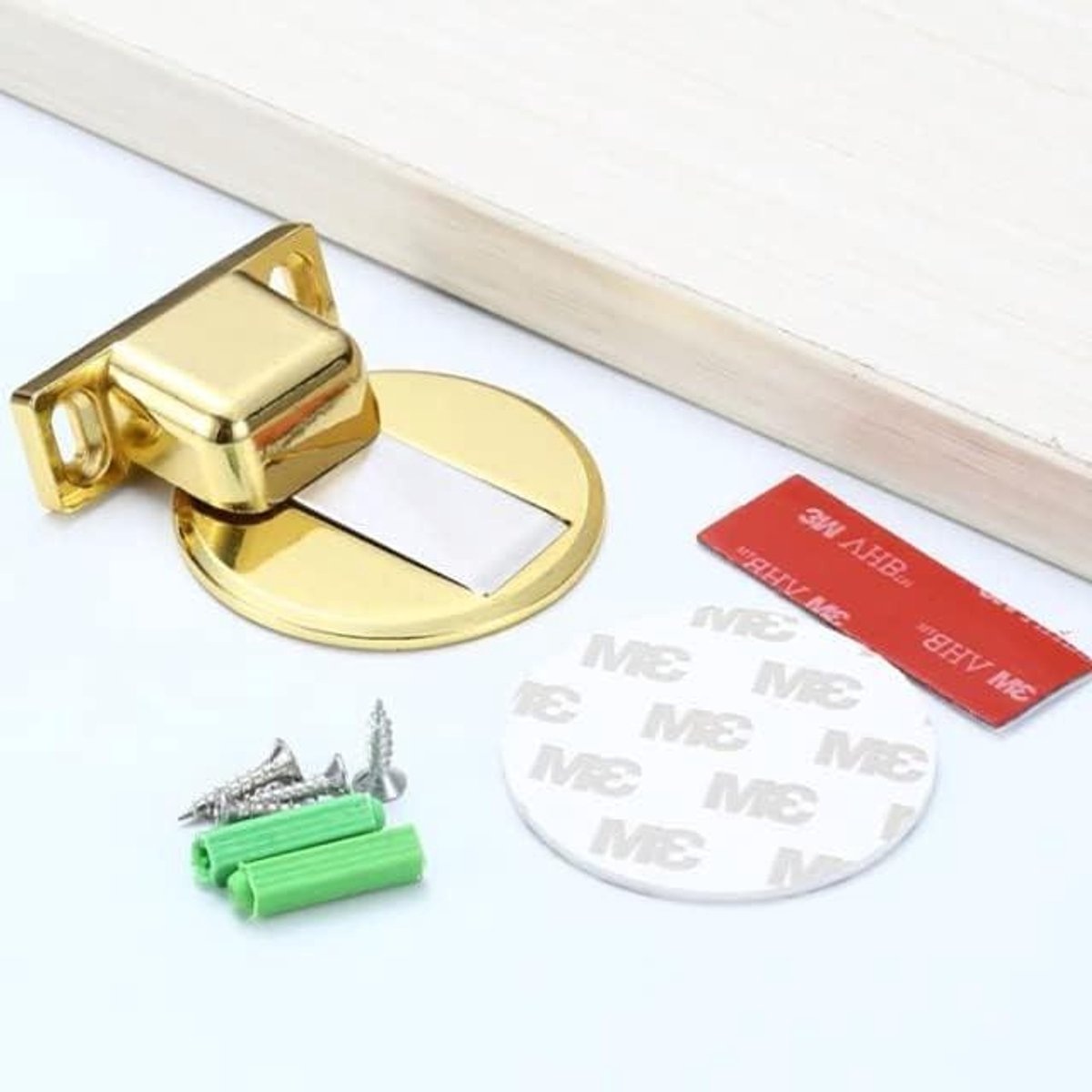 Deur Stopper - Deurhouder - Deuren Open Houden - Magnetisch Bevestigd - Niet Gespecificeerd - Zilverkleurig