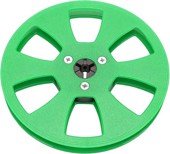 Lege Tapespoel - Opnamespoel Tape - Analoge Opnames - 6 Gaten Ontwerp - 5 Inch Diameter - Geel — afbeelding 2