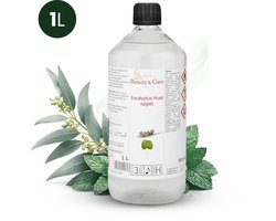 Beauty&Care® Sauna Opgietmiddel - Eucalyptus & Munt - Opgietconcentraat voor Emmer & Saunakachel - tot 100x Opgieten - Geuren met Etherische Olie - Verzorging & Accessoires - 1 Liter fles