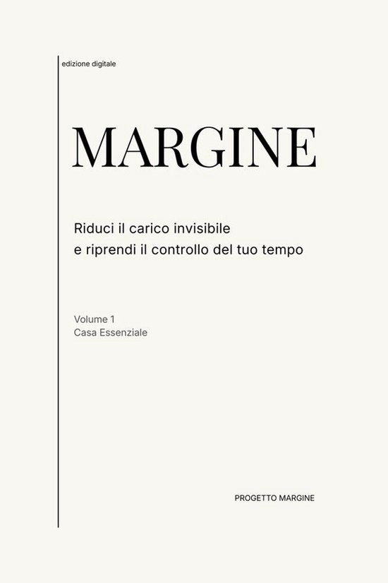Progetto Margine 1 - Margine - cover