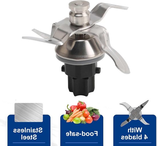 RVS blender mes voor Thermomix TM31, vervangend onderdeel voor mixer, duurzaam en scherp mes voor optimale mixresultaten — afbeelding 4