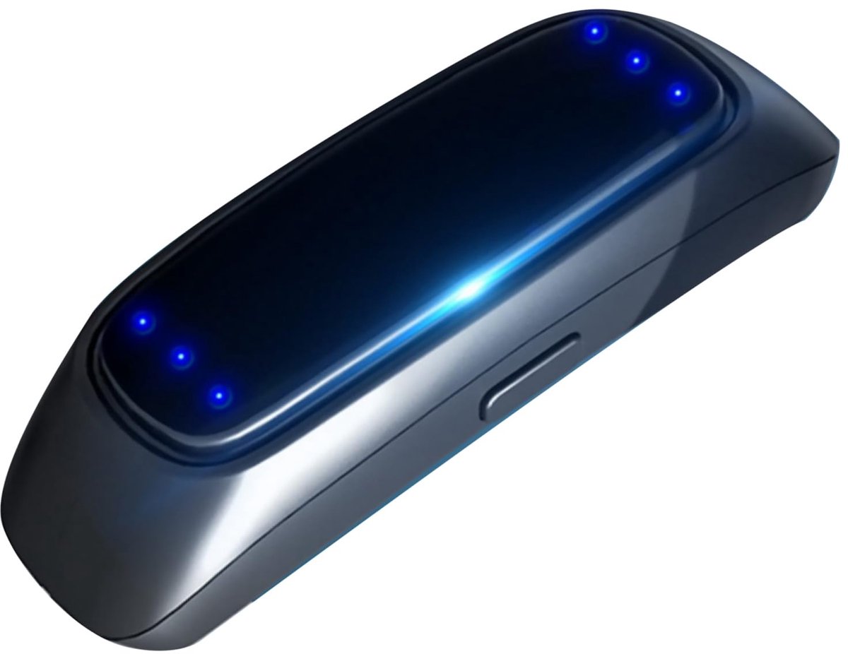 carmdering - Anti-snurk Apparaat - Snurk Stop - Anti Snurk Middel - 6 intensiteiten, USB oplaadbaar, 8 uur batterij - Herkent snurkgeluiden automatisch - Verbetert ademhaling en slaapkwaliteit - Draagbaar, perfect voor thuis en reis
