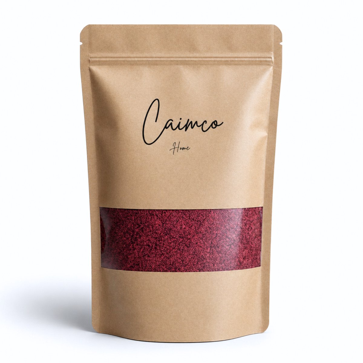 Caimco Kaarsenzand Burgundy Rood - Natuurlijk Kaarsenzand 500g - Inclusief 5 Lonten - Duurzaam & Herbruikbaar - Lange Brandtijd - Creatieve Sfeerverlichting