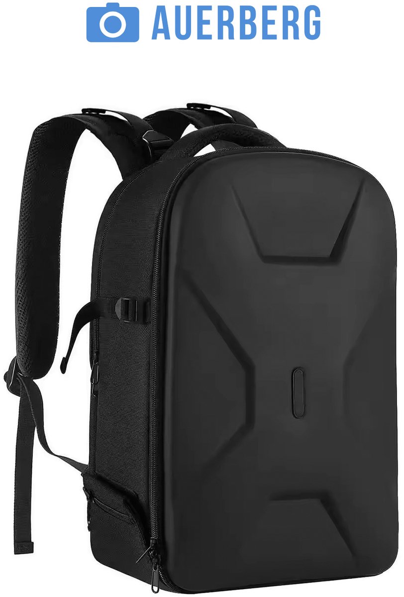 Auerberg Pro C22 hard shell rugtas cameratas fototas rugzak voor Canon Nikon Olympus Fuji Pentax Sony foto camera video 22L zwart