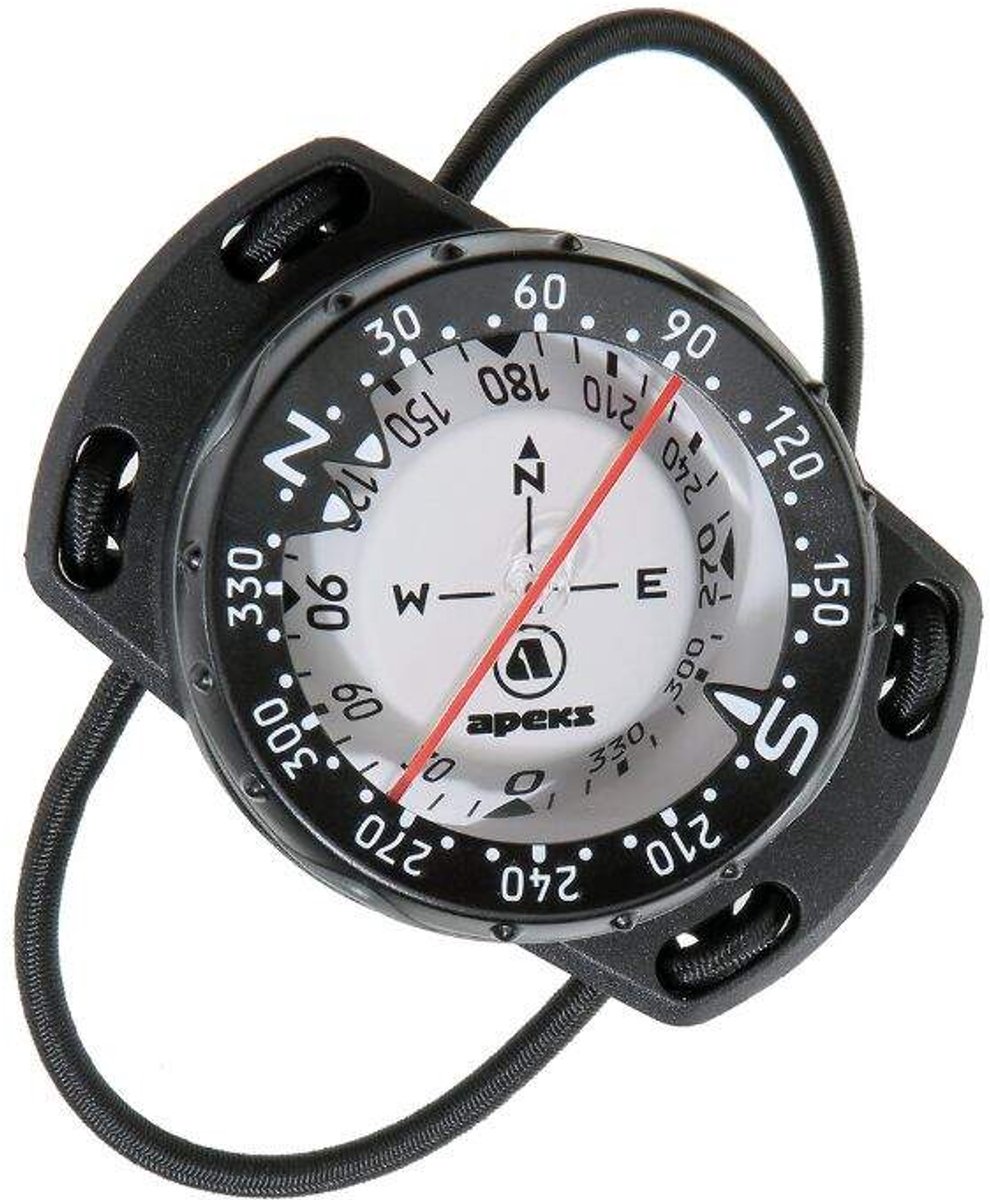 Apeks Bungee Mount Kompas Zwart