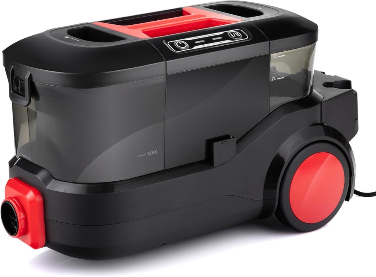 YOR® Tapijtreiniger machine - Tapijtreiniger - Tapijtreiniger apparaat - Zwart - ‎16cm x 29cm x 27cm