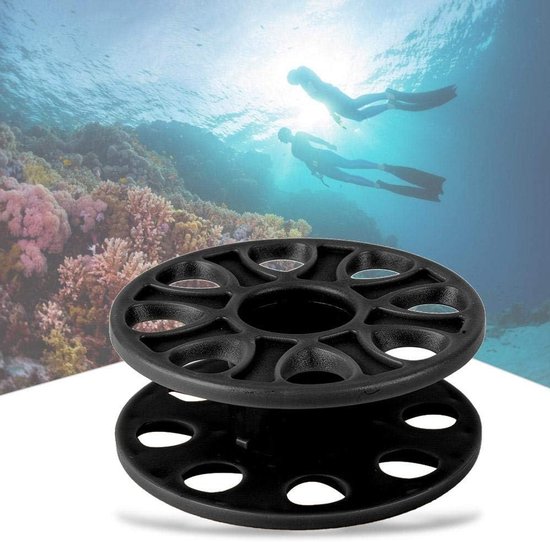 Diving Spool Reel van 31 meter voor snorkelen en scuba, roestvrij en lichtgewicht plastic lijn — afbeelding 4