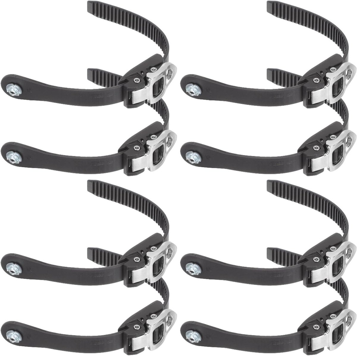 8-delige Energieband Set voor Rolskates Snowboardbindingen en Inline Skates Inclusief Draagbare PP Gespen voor Skate Schoenen en Vervangingsonderdelen
