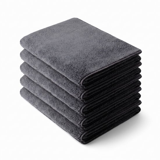 Microvezelstore - 5-Pack - Droogdoek Badkamer - Microvezel droogdoek - Fastdry - 60x90cm
