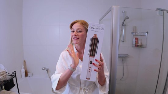 Sansbeauté® Blowout 3-in-1 Thermal Brush 38 mm - Keramische Warmteborstel - Multistyler - Airstyler - Haarborstel - Krulborstel - Haarborstel - Stijlborstel - Warmteborstel - Volume en Krullen - Roterende Kabel