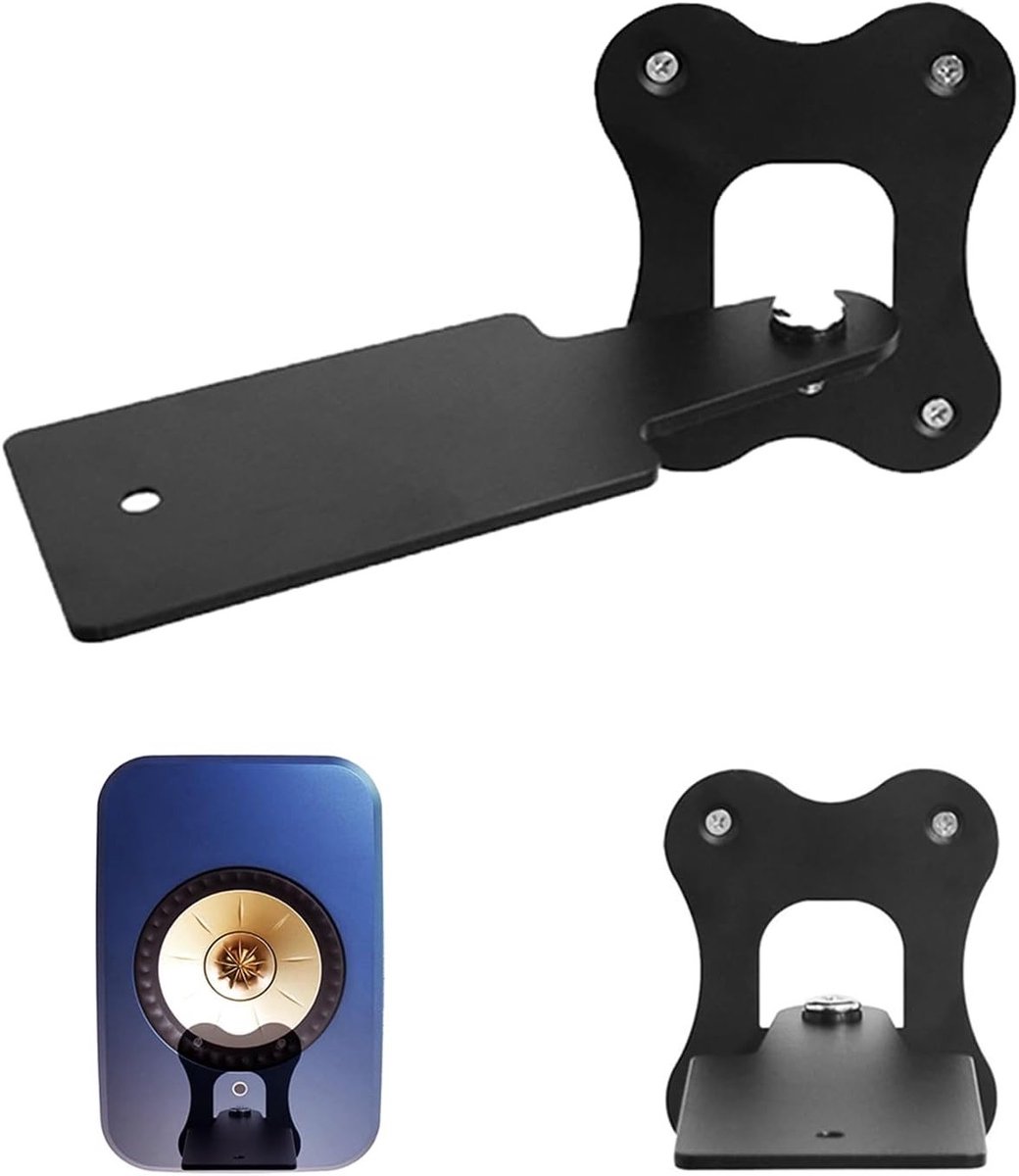 Metal Wall Mount Audio Wall Mount Adjustable Stand for KEF LSX II HiFi Speaker System - ShopVlot