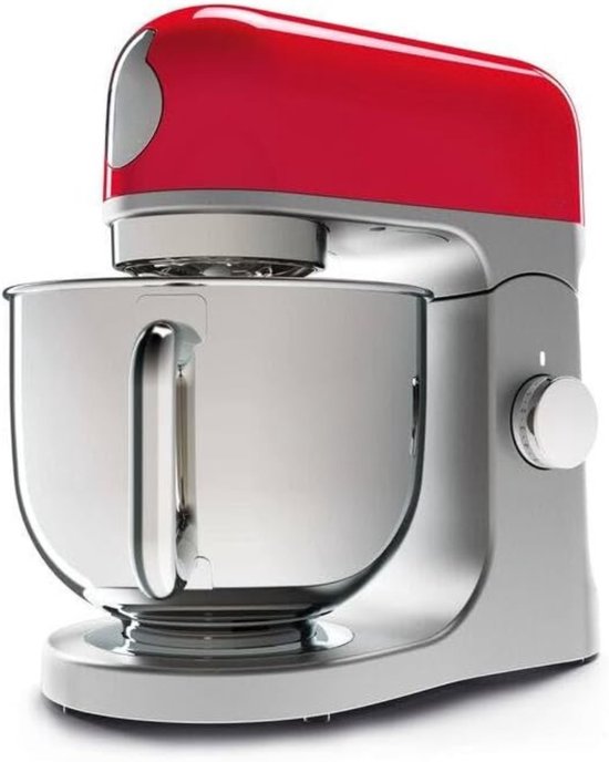 YOR® Mixer met Mengkom - Keukenmachine - Kneedmachine- Rood/Zilver- 39cm x 24cm x 36cm van Merkloos — afbeelding 2