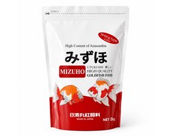 Mizuho goudvisvoer 2kg. Zinkend-Vissenvoer-Vissenvoer aquarium-Visvoer voor goudvis en andere aquariumvissen - Korrels - 2000 gram