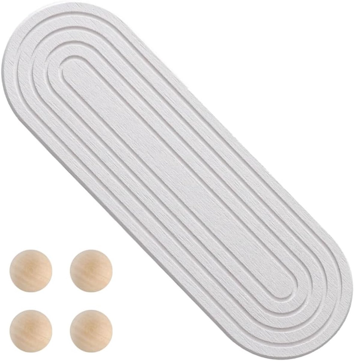 VHV-Badkamer organizer - Wastafel organizer - Diatomeeënaarde tray - Absorberende mat - Sneldrogend - Voor zeep en spons - Voor badkamer en keuken - Wit