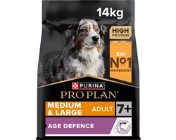 PURINA PRO PLAN Age Defence Senior (7+) - Hondenvoer - Kip - 14 kg