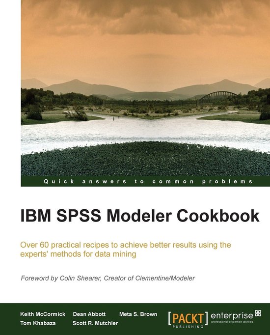 IBM SPSS Modeler Cookbook - cover