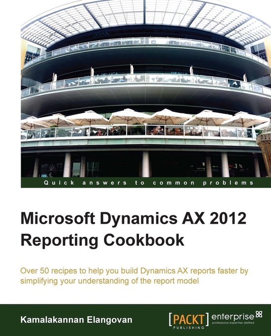 Microsoft Dynamics AX 2012 Reporting Cookbook - cover