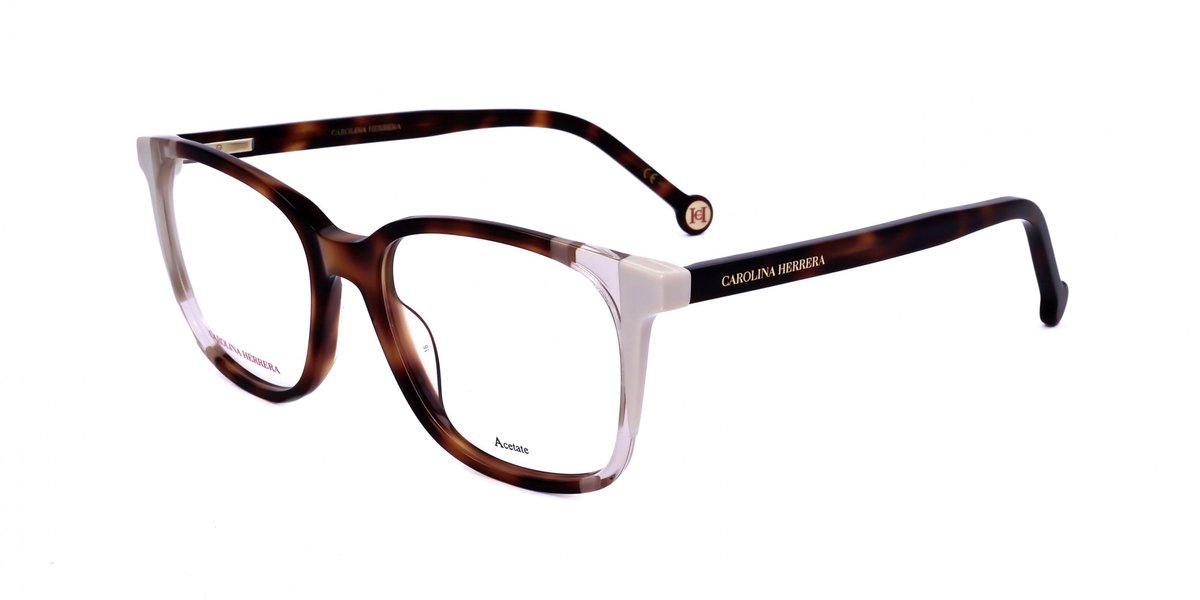 Carolina Herrera CH 0065 Havana ivory 52/17/145 WOMAN Brilmonturen