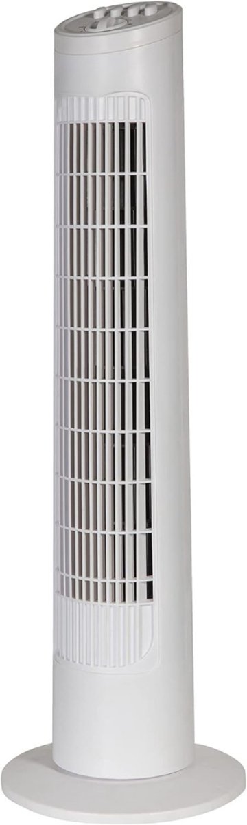 YOR® Ventilator toren - Ventilator staand - Torenventilator - Zwart - 22cm x 22cmx 76cm