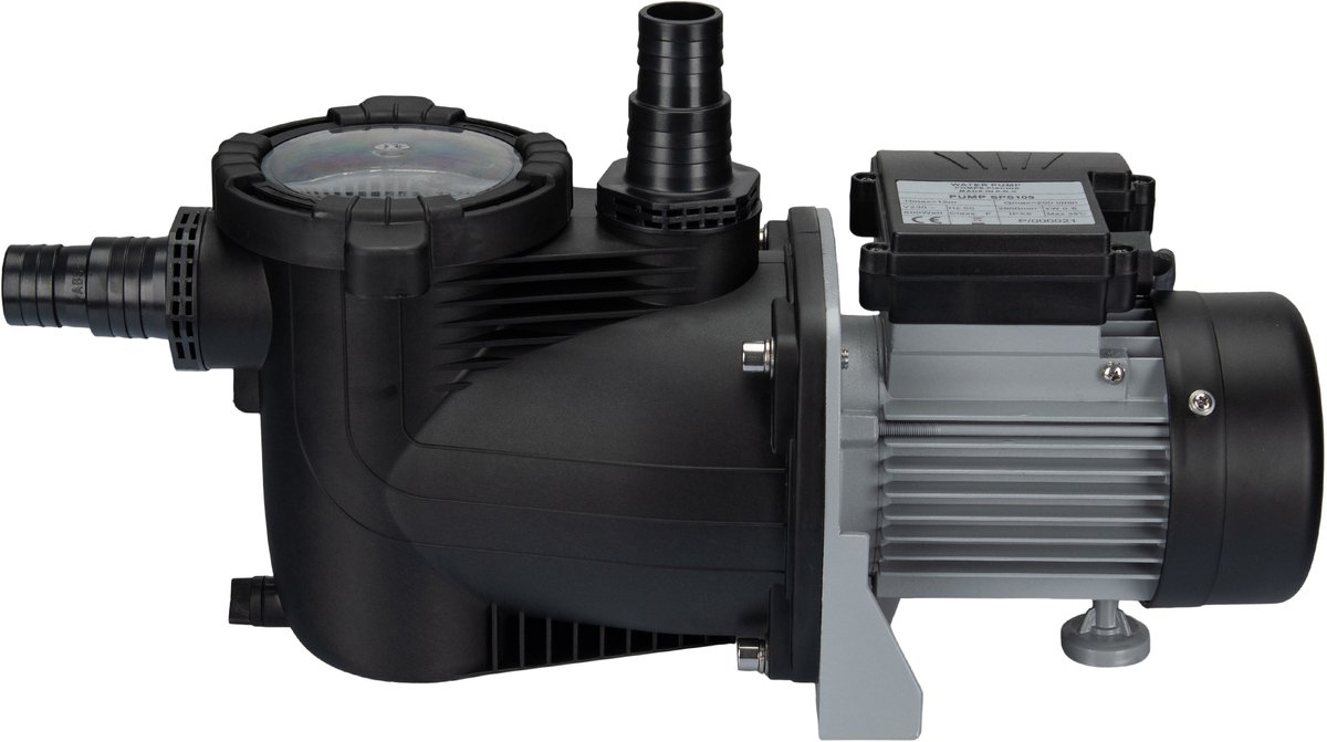 COIL Filterpompe Zwembad 12000 l/u – Circulatiepomp zwembad - zelfaanzuigend – 600W – Opvoerhoogte max. 8,5m - voor zwembaden tot 50m³