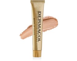 Dermacol Full Coverage Matte Foundation - Waterproof Make-Up - Olie-vrije Formule - SPF 30 - Extreme Dekking - Langdurige Wear