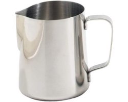 Opschuimkan Melk - Latte Art Kan - Koffie Maken - Taps toelopende Tuit - 550 ml - Zilver