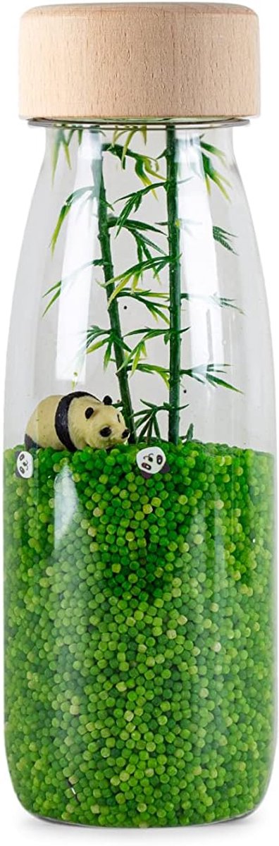 Geluid Fles - Baby Rammelaar - Zintuigen Stimuleren - Leert Kleuren Geluiden - 14 cm - Transparant — afbeelding 5