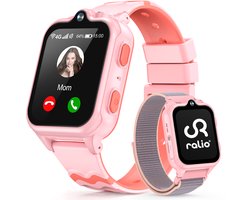 Ralio R5 Ultra 4G GPS Horloge Kind met simkaart – Videobellen – Dual Camera –- Android OS - Smartwatch Kinderen met 1,83"AMOLED Display – SOS-knop – Ruim geheugen van 2 GB + 16 GB – GPS Tracker – Voor Jongens en Meisjes