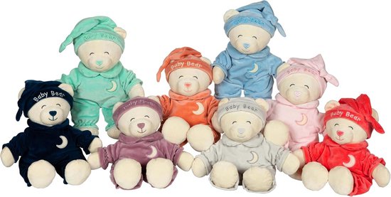 Knuffel Baby Beer - Zachte beer - Knuffelen en troosten - Premium zachtheid - 24 cm - Oranje — afbeelding 2