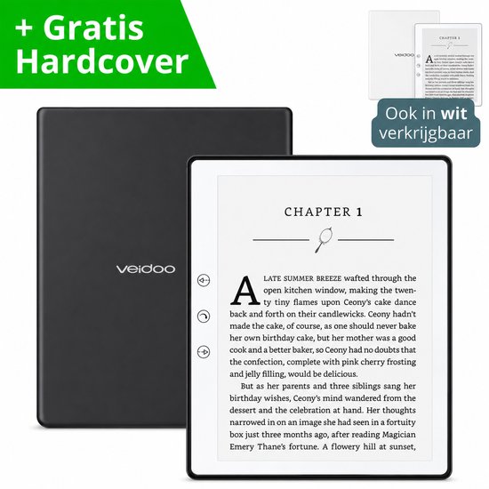 Haussgoods E-Reader – 6 inch E-Ink Ebook Reader – Blueto ... - cover