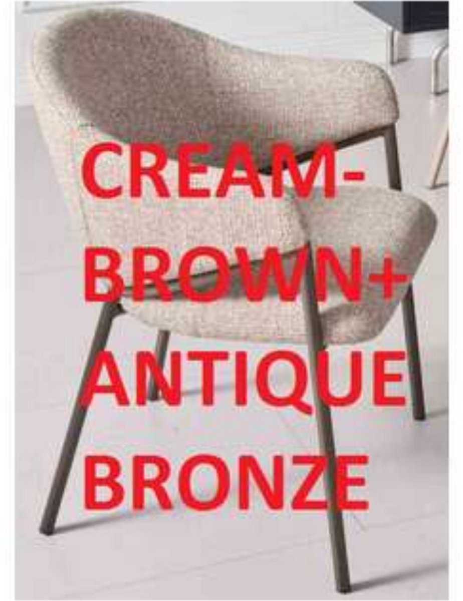 Light & Living Eetkamerstoel NYRO - Bruin - 61x60x80 cm