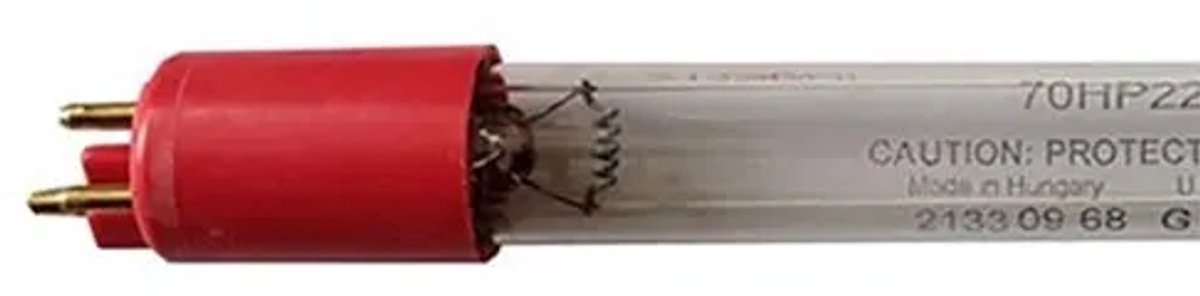 Vervanglamp UV-C 75W Short-Pin Red – 643 mm