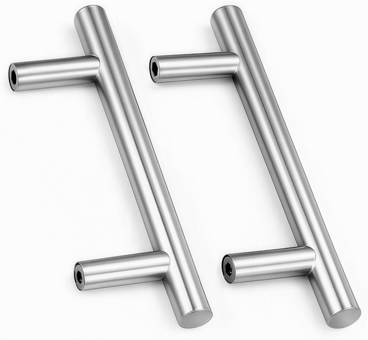 Roestvrijstalen Deurklink 96mm Zilver voor Keukenkast en Lade