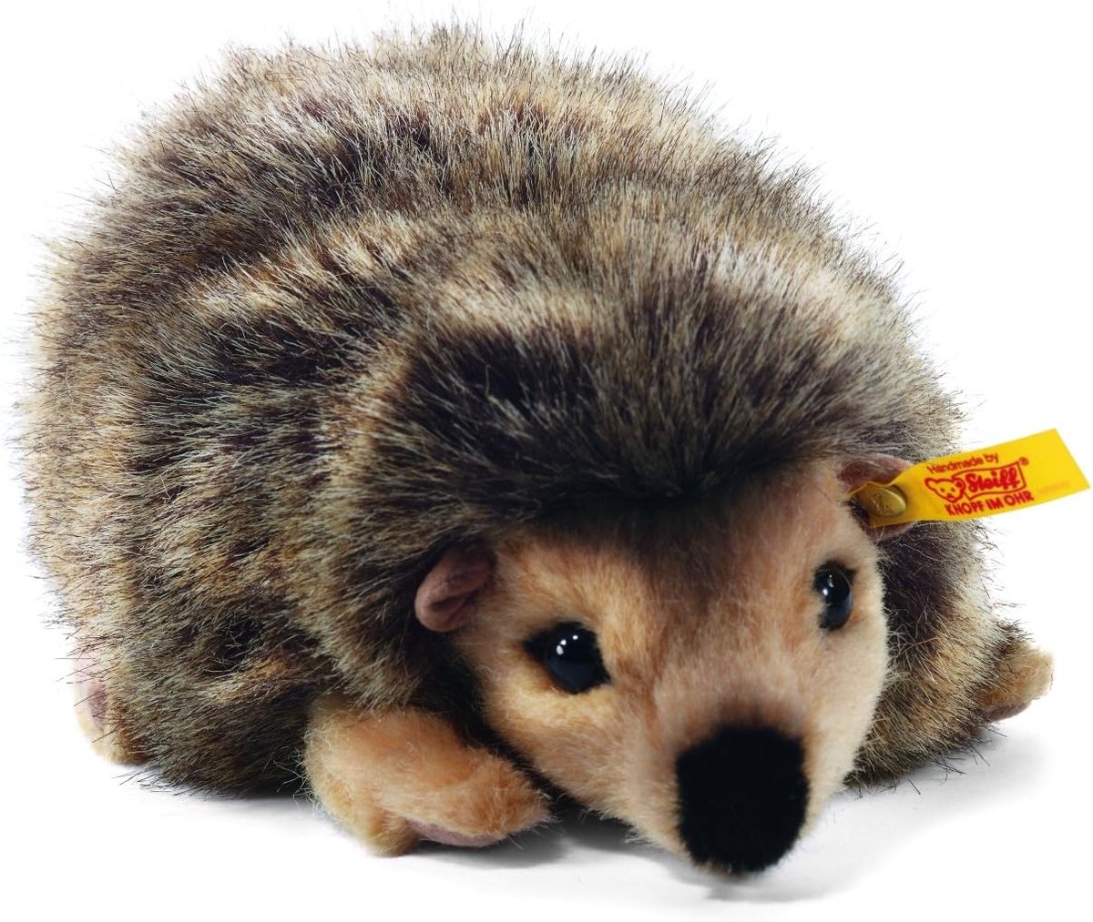 Pluche Egel - Knuffel - Spelen en knuffelen - Wasmachinebestendig - 16 cm - Bruin gemêleerd