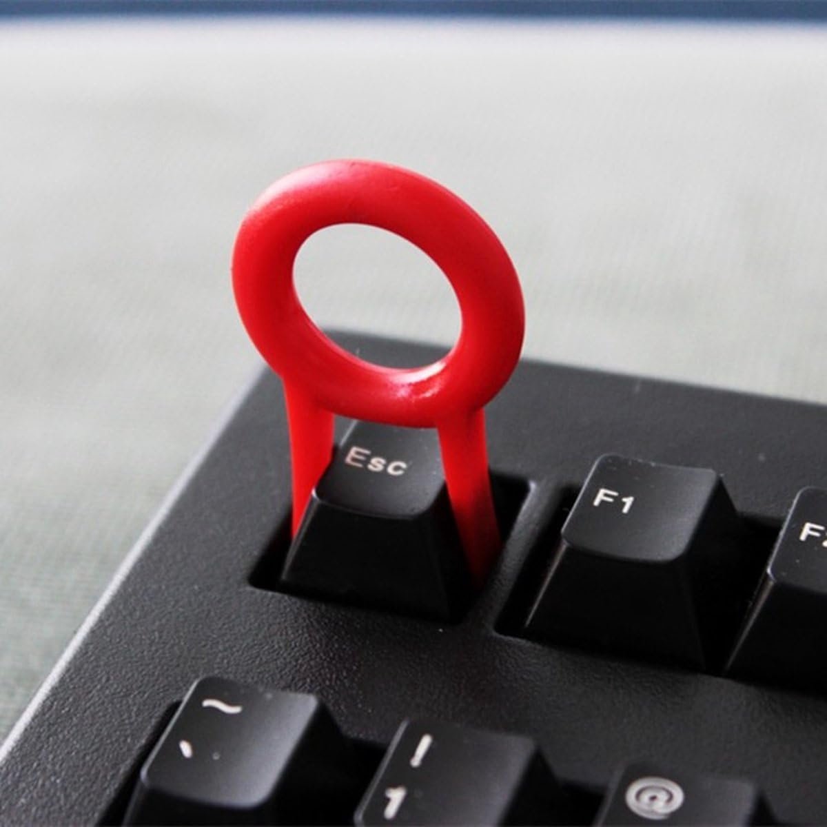 Okado Keycap Puller Rood – Toetsenverwijderaar voor Toetsenbord – Keycap Remover Tool voor het Verwijderen en Vervangen van Toetsen
