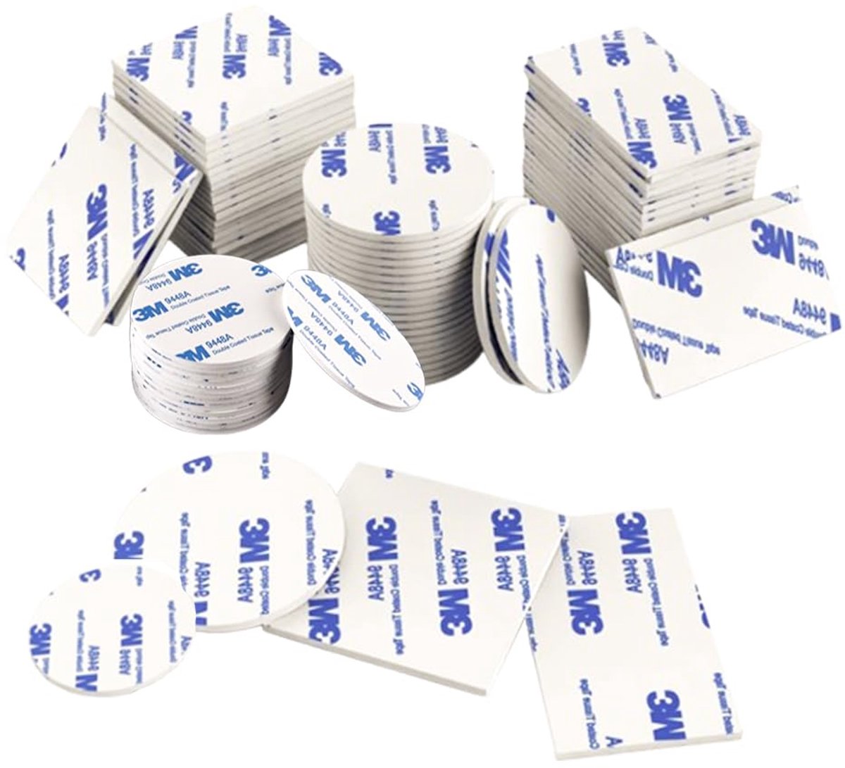 Zelfklevende Pads - Dubbelzijdig Tape - Vastzetten van Objecten - Extra Sterke Hechting - 40 Stuks - Wit