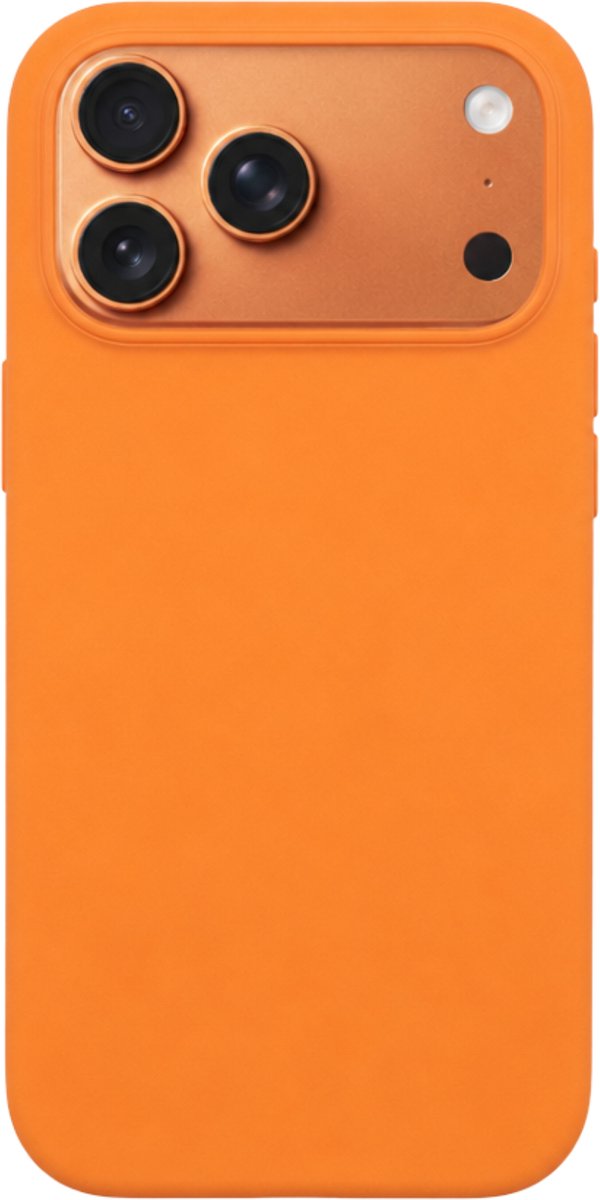 Mastersøn iPhone 17 Pro Max Siliconen Hoesje MagSafe - Oranje