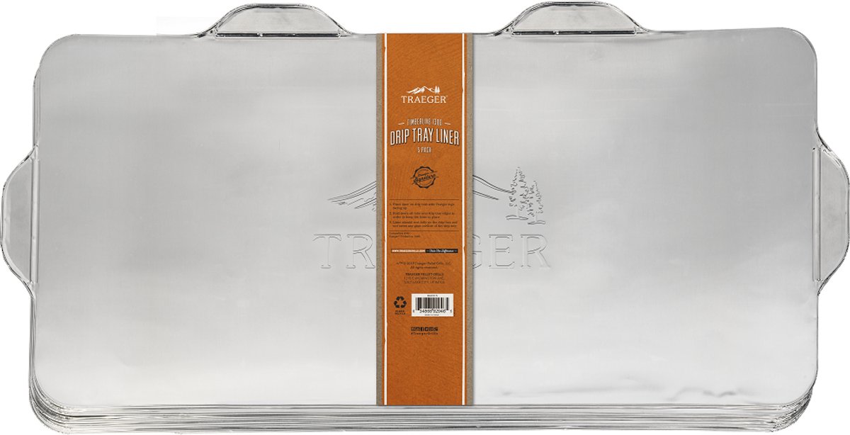 Traeger Drip Tray Liner 5 Pack-Timberline 1300