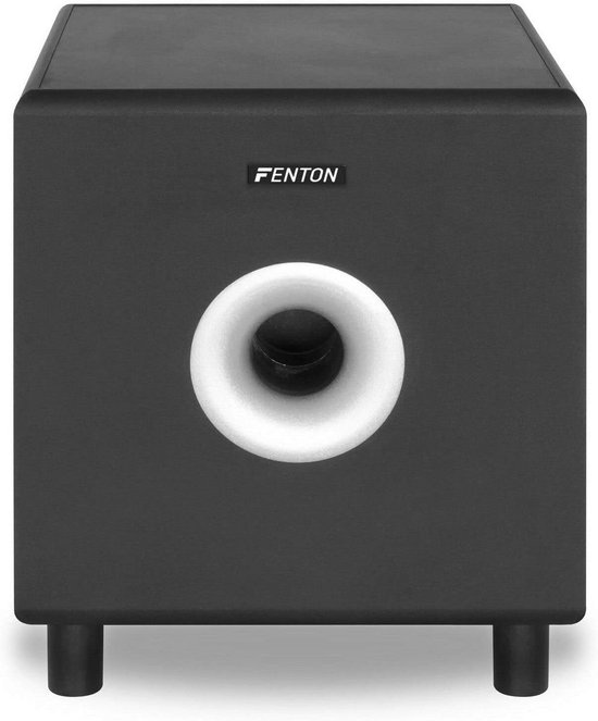 Actieve Subwoofer Zwart 200W met Bass Reflex voor Home Cinema en Hifi — afbeelding 5