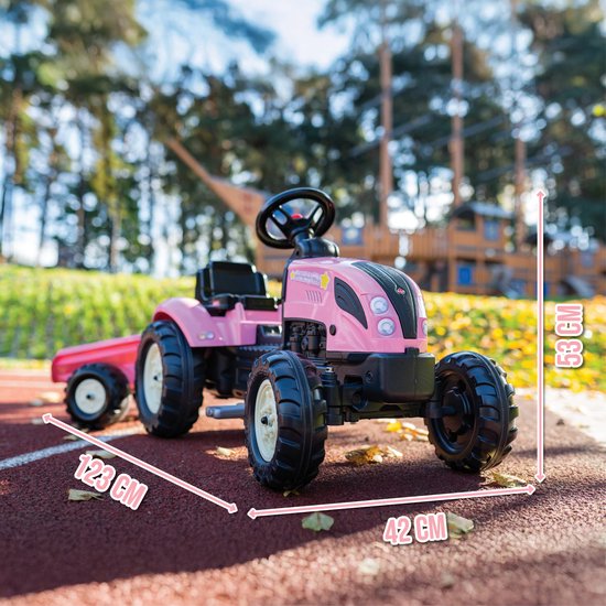 Falk Tractor Country Farmer Set Pink 2+ — afbeelding 2